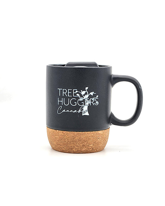 Tree Huggers Cannabis Cork Bottom Coffee Mug - 12oz