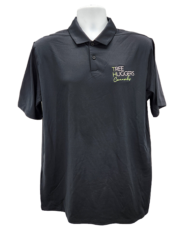 Tree Huggers Cannabis Embroidered Nike Polo