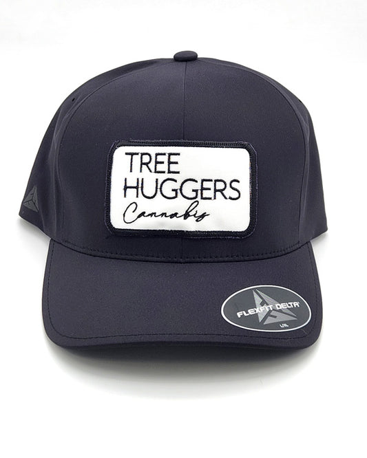 Tree Huggers Cannabis Flex Fit Delta Hat - Black