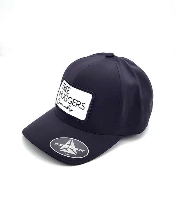 Tree Huggers Cannabis Flex Fit Delta Hat - Black