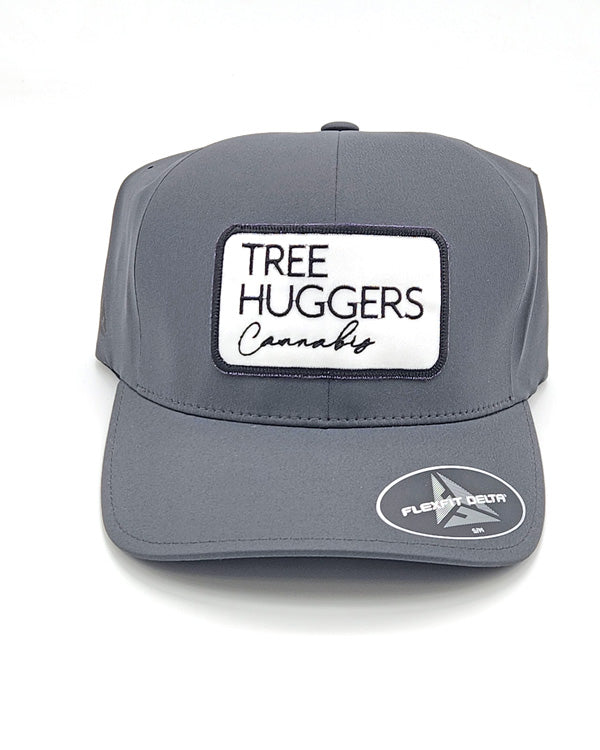 Tree Huggers Cannabis Flex Fit Delta Hat - Gray