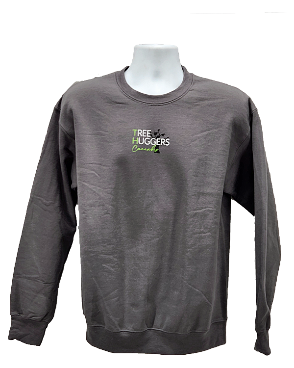 Tree Huggers Cannabis Crewneck - Charcoal