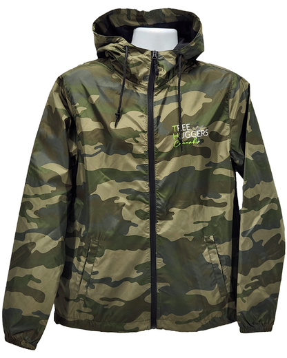 Tree Huggers Cannabis Windbreaker - Camo