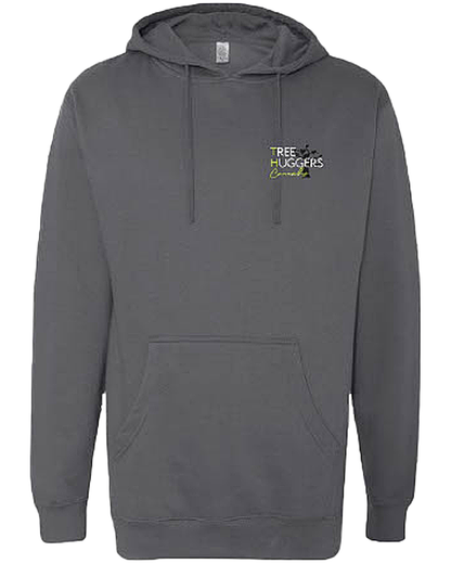 Tree Huggers Cannabis Pullover Hoodie - Charcoal